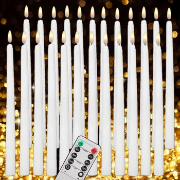 Chama a Cintilação de círios com Temporizador Remoto LED círios Lâmpada Janela Tealight para a Casa de Casamento Natal Orar Decoração