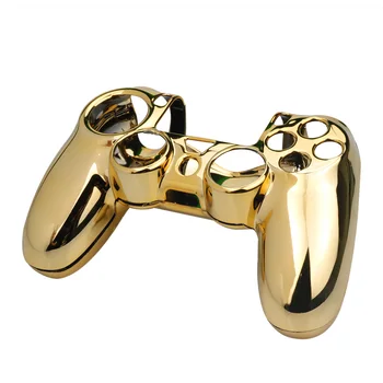 Chapeamento de ouro do Controlador de Jogos Shell Tampa do Controlador de Jogos Acessório para PS4 Jogo Controler Jovens Dinheiro Estilo