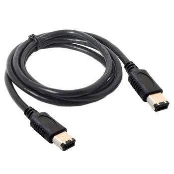 Chenyang FW-016-1,8 M 6 Pin 6pin IEEE 1394 IEEE 1394 Firewire 400 6 6 iLink Cabo IEEE 1394 1,8 M Preto