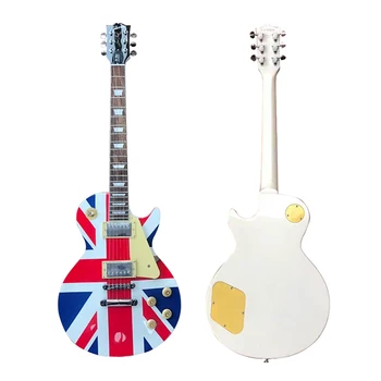 Clássico internacional marca de violão, bandeira nacional padrão, acessórios de qualidade, madeira maciça, entrega gratuita para casa.