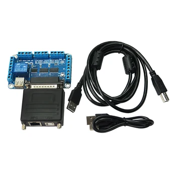 CNC MACH3 USB para Paralela, Porta LPT Conversor Adaptador 6 Eixo do Controlador de mach3 de forma simultânea Porta USB