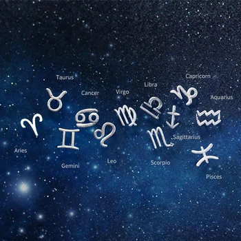 Colusiwei Elegante Doze Constelações Brincos para Mulheres 925 Sterling Prata, signos do zodíaco Jóias Finas Jóias