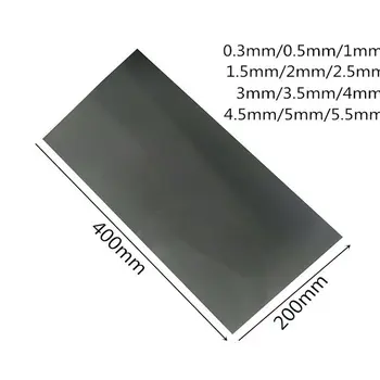 Condutor térmico de Silicone Folha de 6w Computador CPU Sólido Graxa de Silicone Almofada Refrigerando Colar 0.3-15mm de Espessura