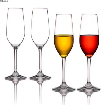 Criativo Champanhe Óculos Europeu e Americano Wineware High-end Vermelho Copos de Vinho Tritan Plástico GlassesWine Copo de Suco de Vidro