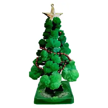 Cristal Crescente Árvore de Natal de Crianças DIY Sentir O Mágico de Crescimento De Decoração de Árvore de Novidade Presente de Natal de Meninos Meninas Ciência