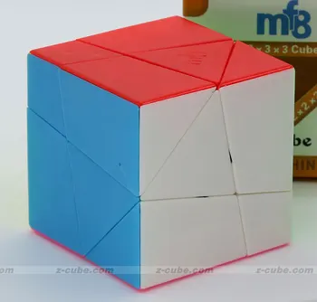 Cubo mágico Quebra-cabeça mf8 Peixe Quebra-cabeça de Inclinação Estranha Forma de Adesivo Stickerless Magia do Cubo Stress Profissional Brinquedo Educativo Jogo