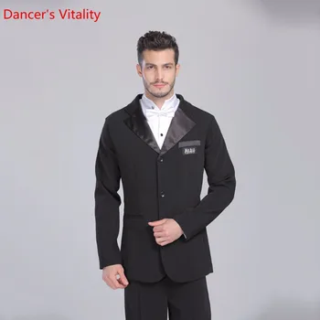 Dança de salão jaqueta Para homens de Dança Superior Para os homens s Salsa, Tango Padrão terno tops com mangas longas