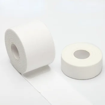 De algodão, Ataduras Brancas Médica Premium Adesivo Curativo de Fita para o Esporte de Enlace de Fisioterapia Músculo Elástico Curativos de Ferida Gesso