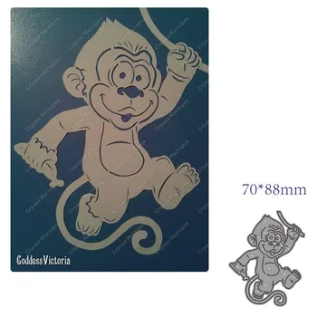 de corte de metal morre corte die molde de Animais orangotango decoração de álbum de recortes de papel craft faca molde lâmina soco estênceis