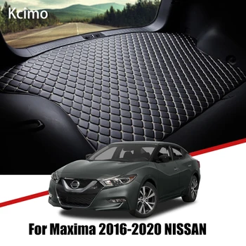 De couro, porta-malas da Esteira para Nissan Maxima A36 2016 2017 2018 2019 2020 Tapete Cauda de Carga Forro da Almofada Nissan Maxima de Inicialização do Tapete