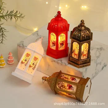 Decorações de natal para a Casa De 2023 Lanterna Luz de Natal, Enfeites de Natal de Ano Novo de Natal Enfeites de Árvore de рождественский фонарь