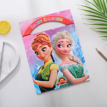Dos desenhos animados de Disney meninas congelados livro de colorir do Mickey Minnie Desenho Brinquedos de meninos de homem-Aranha livro de imagens de Pintura de Suprimentos brinquedos