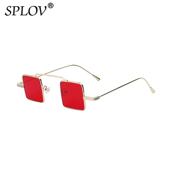 Elegante Pequeno Quadrado de Metal Steampunk Óculos de sol das Mulheres dos Homens Óculos de Sol Vintage Moda de Rua Tons Oculos De Sol UV400