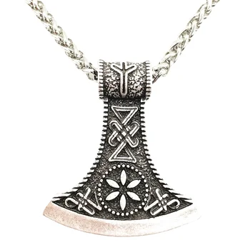Eslava Perun Machado Viking Runas Jóias Amuleto Mens Colar Das Mulheres Do Talismã Wicca Pagão Acessórios Jóias