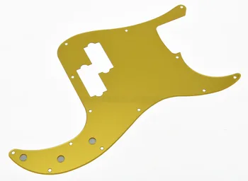 Espelho de ouro P Bass Pickguard PB Zero Placa se Encaixa EUA Precisão Guitarra Baixo