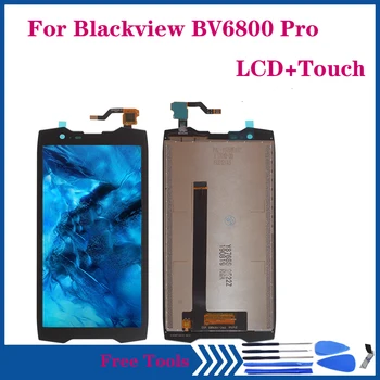 Exibição Original Para Blackview BV6800 PRO Visor de LCD Touch Screen Digitalizador Assembly Para Blackview BV 6800 PRO Kit de Reparo