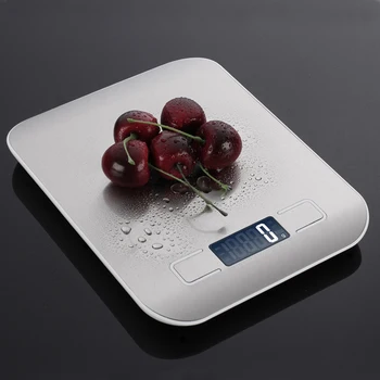 Família balança de Cozinha 5 kg/10 kg 1g Dieta Alimentar Escalas Postais equilíbrio ferramenta de Medição Slim LCD Digital escala Pesando Eletrônica