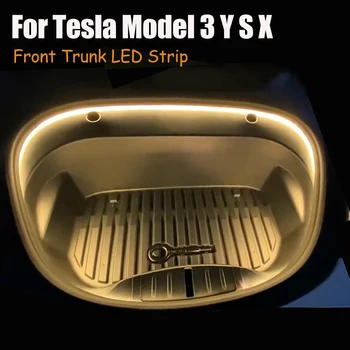 Frunk Iluminar LED Strip Modificado Iluminação 5M Impermeável Flexível Frente do Tronco de Silicone de Luz para o Tesla Model 3 Y S X