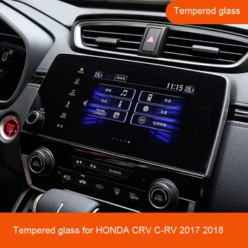 GPS de Navegação de Tela de Aço Película de Proteção Para Honda CR-V CRV 5º 2017 2018 2019 2020 de Controle da Tela LCD Adesivo de Carro Estilo