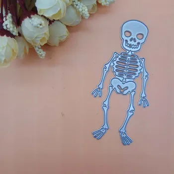 Halloween Crânio cortantes (Faca de corte de molde de corte de Papel de Scrapbooking Morre de Metal Selos e morrer para Fazer do Cartão de DIY
