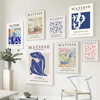 Henri Matisse Mulher De Corpo Arte Abstrata Tela De Pintura Do Museu De Arte De Parede De Impressão Vintage Poster Moderno, Decoração De Sala De Estar De Imagem