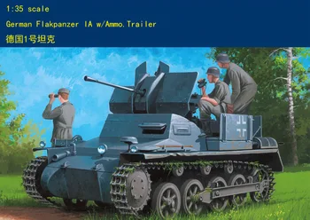 Hobby Boss 80144 Escala 1/35 alemão Flakpanzer IA w/Munição.Tanque de reboque Modelo Estático TH05851-SMT6
