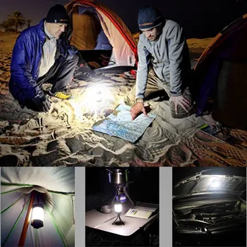 Impermeável exterior do Acampamento Lâmpada Portátil de Suspensão Luzes LED Lâmpadas para a Barraca MC889