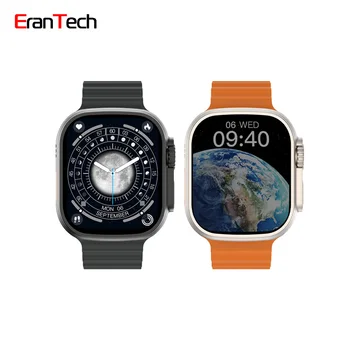 IWO W68 Ultra Esportes Smart Watch 2.0 Tela Grande 450mAh Bateria de Chamada Bluetooth Carregamento sem Fio NFC, GPS Série 8 PK DT8 Ultra