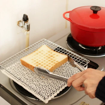 Japão Importou Genuíno Grade Cerâmica Fogo Direto Torradeira Toast Churrasqueira para Fogão a Gás de Peixe Grelhado Rack Família Churrasco Titular