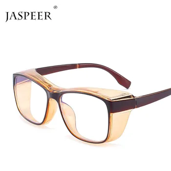 JASPEER Moda Retângulo Computador Óculos de Mulheres com Luz Azul Bloqueio de Óculos de Homens de Jogos Retro Óculos Anti fadiga Ocular Óculos