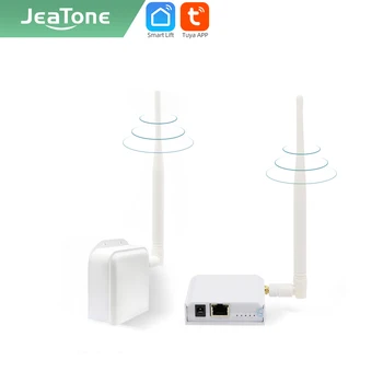 Jeatone wi-FI Interruptor sem Fios Conversor de sinal de 1KM de Longa distância Extensões Videocam intercom/câmera IP/NVR/Router/PC Cabo CAT56