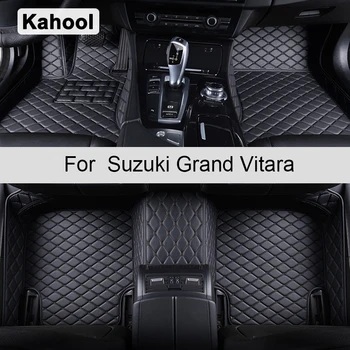 Kahool Carro Tapetes Para Suzuki Grand Vitara Pé Coche Acessórios Tapetes