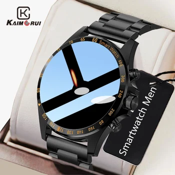 Kaimorui Smart Watch Homens Eletrônica Homens' Relógio De Pulso 2022 Fitness Pulseira De Pressão Arterial Inteligente Smartwatch Para Android Ios