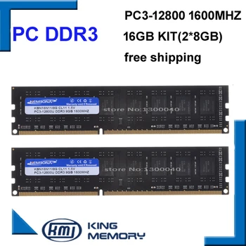 KEMBONA Frete Grátis 16GB DDR3 1600mhz (Kit de 2,2 X 8GB Dual Channel) PC3-12800 completo compatível com todos os Dissipador de Calor da placa-mãe