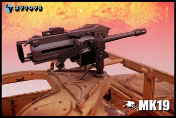 Lançador de granadas Arma Em Stock ZYTOYS-MK19 1/6 do Modelo à Escala do Acessório para 12 polegadas Soldado Figura de Ação