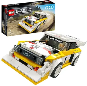 LEGO 76897 Audi Sport quattro S1 Racer Velocidade ChampionToy, com o piloto de Corridas de Idéias, a Construção de Conjuntos de Carros de Corrida