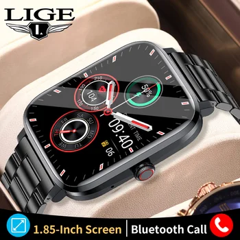LIGE NFC Smart Watch Homens 1.85