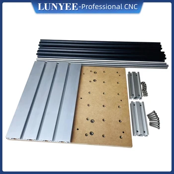 LUNYEE CNC 3018pro Eixo Y Kit de Extensão, 3040 Alumínio em MDF Tabela de Extensão Compatível com o CNC 3018pro Gravura Máquina de Trituração