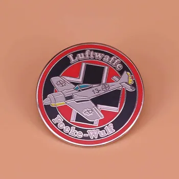 Lutador esmalte pin Antigo emblema da cruz broche Alemanha da Força Aérea jóias voo de avião de presente a camisa de homem de jaqueta de acessórios