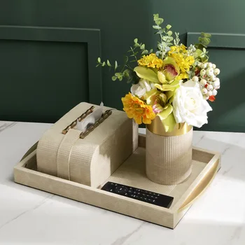 Luxo guardanapo de tecido titular de casa de carro caixa de tecido bonito com capa stand decoração de mesa de escritório mesa de café-da organização do ambiente de trabalho
