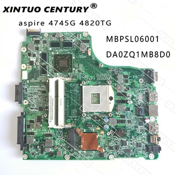 MBPSL06001 PC placa mãe para Acer aspire 4745G 4820TG placa-mãe DA0ZQ1MB8D0 HM55 memória DDR3 teste de 100% trabalho