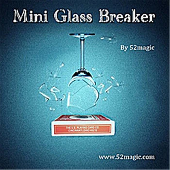 Mini Vidro Disjuntor Truques De Magia Comédia De Palco De Magia Ilusões Truque De Magia Dispositivo Adereços, Acessórios De Vidro Quebrando Magos