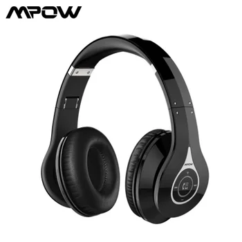 Mpow 059 Fones de ouvido Bluetooth Através de Ouvido Estéreo Hi-Fi Fone de ouvido sem Fio Macio Memória-Proteína protetores de ouvido Dobrável Para PC/Celulares/TV