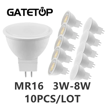 MR16 GU5.3 Refletor LED 3W-8W 220V AC110V AC/DC12V Ângulo de Feixe 38/120 Grau para casa internas de Poupança de Energia Lâmpada de Tabela
