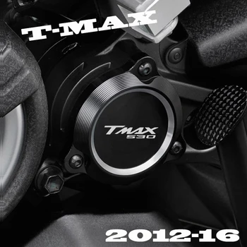 MTKRACING Para a YAMAHA T-max TMAX530 Tmax 530 Tech Max 2012 A 2016 Mecanismo de Proteção do Lado do Quadro da Tampa Tampa do Orifício Eixo de acionamento da Tampa