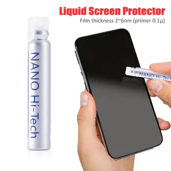 Nan0 Tecnologia Líquido Protetor De Tela De Vidro Temperado De Telefone Móvel Filmes Para IPhone 9 7 8 X Universal Película Para Samsung Nota 9
