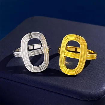 Nariz de porco anel nova tendência de jóias do designer de textura mão jóias casal Japonês dedo o anel de jóias atacado