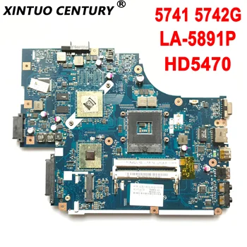 NEW70 LA-5891P placa Mãe para Acer Aspire 5740 5741 5741G 5742 5742G Laptop placa-Mãe HM55 HD5470 DDR3 Teste de 100% Trabalho