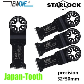 NEWONE Starlock 32*50mm de Comprimento Precisão Japão Teech Lâminas de Serra de Energia Oscilante de Ferramentas multi-ferramenta para madeira/plástico de corte