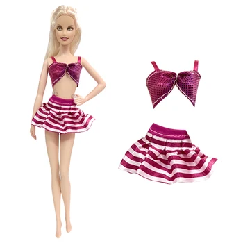 NK Oficial 1 Conjunto Biquini Moda Praia de Maiô de Banho para Barbie 1/6 BJD Boneca Roupas, Acessórios de Casa de Jogo Vestir-se Brinquedos